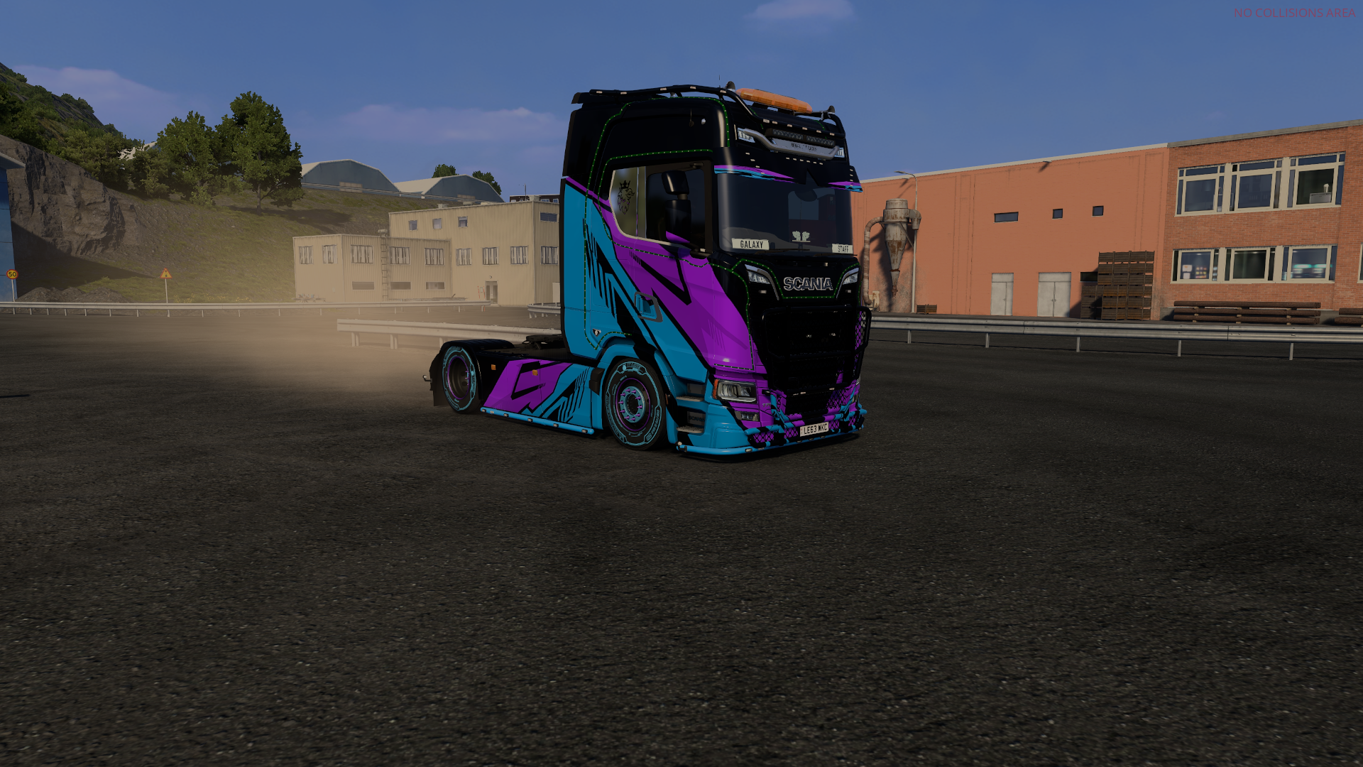 Galaxy Convoy Services truck paint
